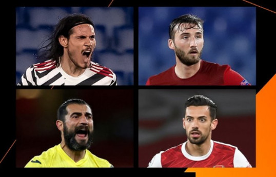 Edinson Kavani, Brayan Kristante, Raul Albiol, Pablo Marie