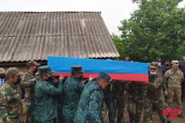 Şəhid kapitan Əbülfəz Rəhmətovla Lerikdə vida mərasimi