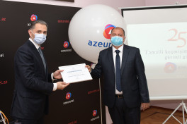 Nazir Rəşad Nəbiyev "AzEuroTel"in əməkdaşlarını mükafatlandırıb - FOTO 