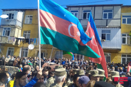 Daşkəsəndə Şəhid Elməddin Vəkilovla vida mərasimi