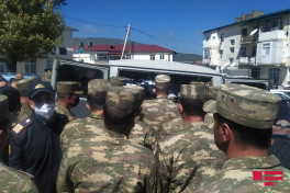 Daşkəsəndə Şəhid Elməddin Vəkilovla vida mərasimi