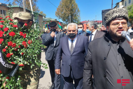 Daşkəsəndə Şəhid Elməddin Vəkilovla vida mərasimi