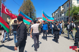 Daşkəsəndə Şəhid Elməddin Vəkilovla vida mərasimi