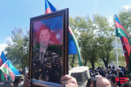Daşkəsəndə Şəhid Elməddin Vəkilovla vida mərasimi