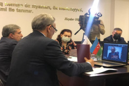 Mətbuat Şurasının təşəbbüsü ilə Ulu öndər Heydər Əliyevin anadan olmasının 98-ci ildönümünə həsr olunmuş toplantı