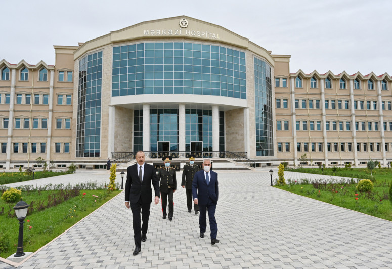 Naxçıvan Qarnizonu Mərkəzi Hospitalının açılışı olub - YENİLƏNİB 