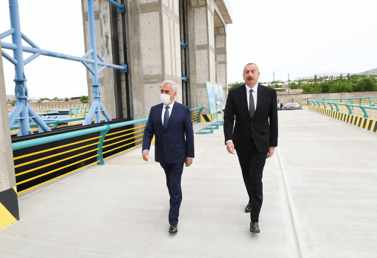 Prezident İlham Əliyev Ordubad Su Elektrik Stansiyasının tikintisi ilə tanış olub - YENİLƏNİB 