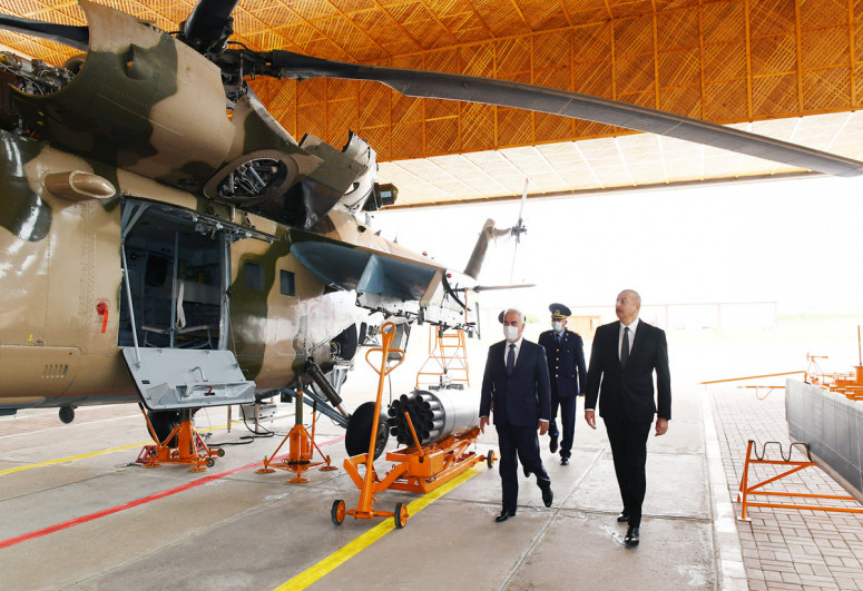 Президент Ильхам Алиев принял участие в открытии военного аэродрома Отдельной Общевойсковой Армии-ОБНОВЛЕНО 