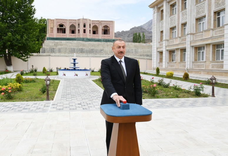 Президент Азербайджана Ильхам Алиев в НАР