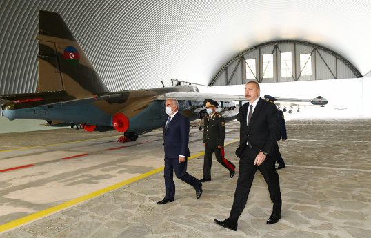 Prezident İlham Əliyev Əlahiddə Ümumqoşun Ordunun hərbi aerodromunun açılışında iştirak edib - YENİLƏNİB 