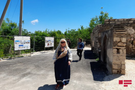 Beynəlxalq incəsənət festivalının iştirakçıları Zəngilan və Qubadlıda