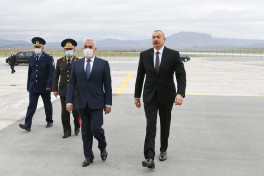 Prezident İlham Əliyev Əlahiddə Ümumqoşun Ordunun hərbi aerodromunun açılışında iştirak edib - YENİLƏNİB 