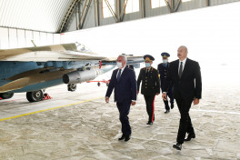Prezident İlham Əliyev Əlahiddə Ümumqoşun Ordunun hərbi aerodromunun açılışında iştirak edib - YENİLƏNİB 