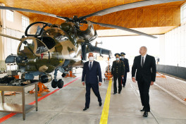 Prezident İlham Əliyev Əlahiddə Ümumqoşun Ordunun hərbi aerodromunun açılışında iştirak edib - YENİLƏNİB 