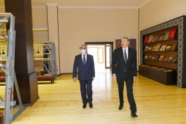 Prezident İlham Əliyev mayın 10-da “Azərxalça” Açıq Səhmdar Cəmiyyətinin Naxçıvan filialının açılışında iştirak edib