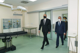 Naxçıvan Qarnizonu Mərkəzi Hospitalının açılışı olub - YENİLƏNİB 