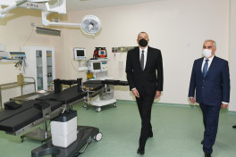 Naxçıvan Qarnizonu Mərkəzi Hospitalının açılışı olub - YENİLƏNİB 