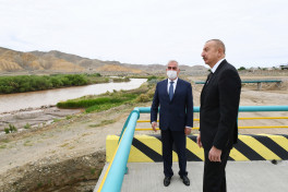 Prezident İlham Əliyev Ordubad Su Elektrik Stansiyasının tikintisi ilə tanış olub - YENİLƏNİB 