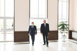 Prezident İlham Əliyev Ordubad dəmir yolu stansiyasında görülən işlərlə tanış olub