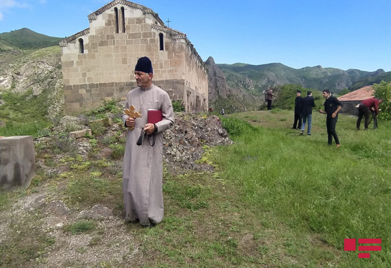 Удины отпраздновали Пасху в монастыре Агоглан в Лачине