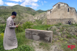 Udilər Laçının "Ağoğlan" monastırında