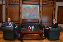 Ceyhun Bayramov və Sergey Lavrov