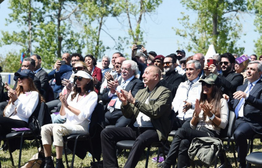 Şuşada Cıdır düzündə təşkil olunan “Xarıbülbül” musiqi festivalı