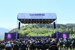 Şuşada Cıdır düzündə təşkil olunan “Xarıbülbül” musiqi festivalı