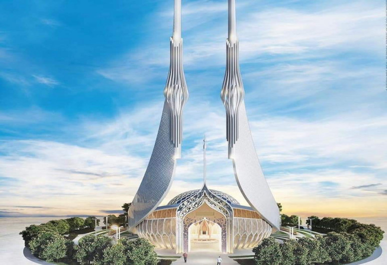 Проект нового комплекса мечети в Шуше
