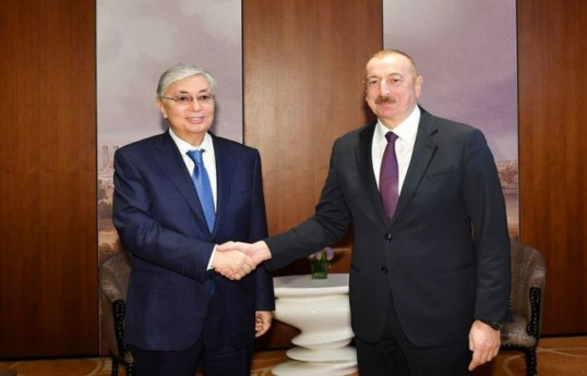 Qazaxıstan Prezidenti Azərbaycan Prezidenti İlham Əliyevə zəng edib