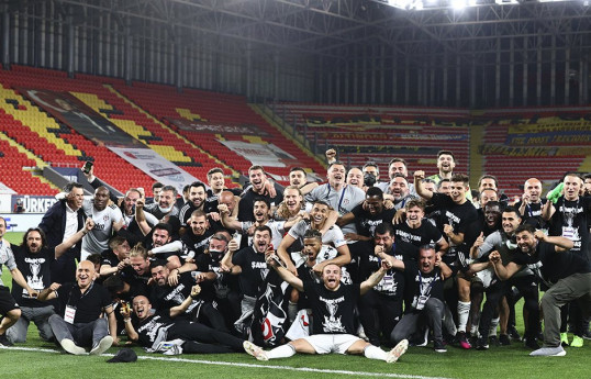 "Beşiktaş" 16-cı dəfə Türkiyə Super Liqasının qalibi olub