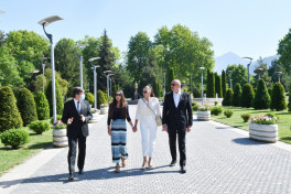 Prezident İlham Əliyev Qəbələ rayonuna səfər edib