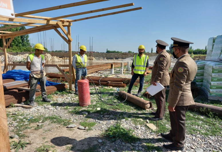 FHN yanğın təhlükəsizliyi ilə bağlı maarifləndirici tədbirlər keçirib - FOTO 