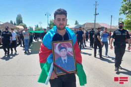 Baş leytenant Samir Eyvazov Tovuzda dəfn olunub