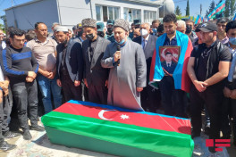Baş leytenant Samir Eyvazov Tovuzda dəfn olunub