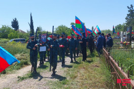 Baş leytenant Samir Eyvazov Tovuzda dəfn olunub
