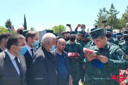 Baş leytenant Samir Eyvazov Tovuzda dəfn olunub