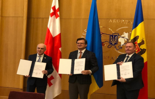 Gürcüstan, Ukrayna və Moldova xarici işlər nazirləri