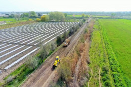 Salyanda beş kəndin yolu yenidən qurulur - FOTO 