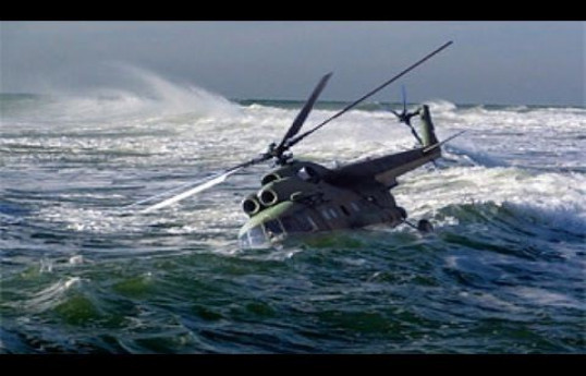 Rusiyada qəzaya uğrayan helikopter Ağ dənizə düşüb