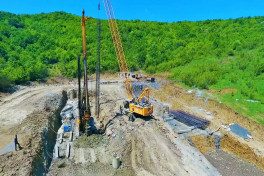 Muğanlı-İsmayıllı-Qəbələ avtomobil yolunun tikintisinə başlanılıb - FOTO 