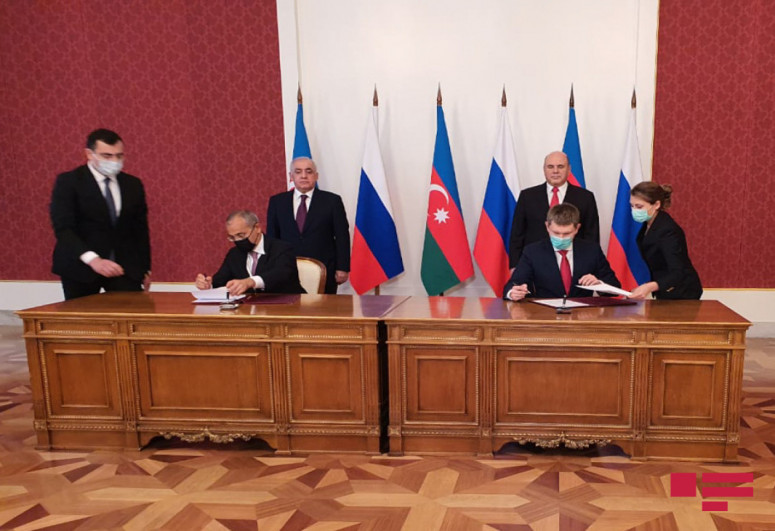 Между Азербайджаном и РФ  подписано шесть документов