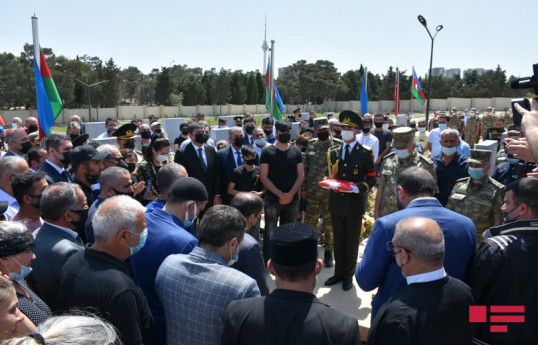 Şəhid Təbriz İbrahimovun dəfn mərasimi