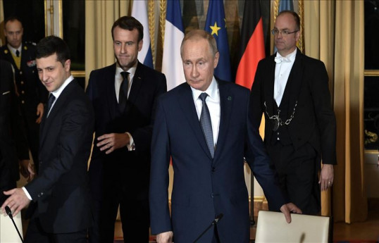 Vladimir Zelenski və Vladimir Putin