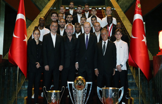 Ərdoğan “Beşiktaş”ı qəbul edib