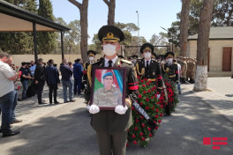 Şəhid Təbriz İbrahimovun dəfn mərasimi