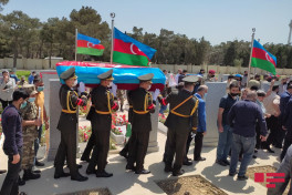 Şəhid Təbriz İbrahimovun dəfn mərasimi