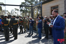 Şəhid Təbriz İbrahimovun dəfn mərasimi