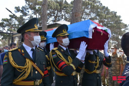 Şəhid Təbriz İbrahimovun dəfn mərasimi