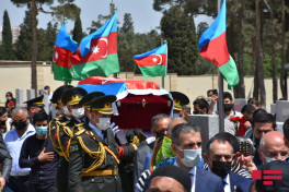 Şəhid Təbriz İbrahimovun dəfn mərasimi